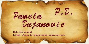 Pamela Dujanović vizit kartica